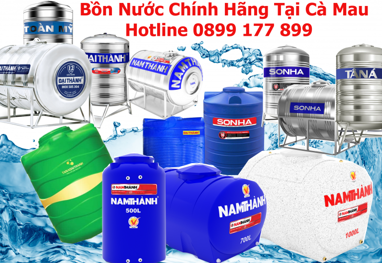 Một số thương hiệu bồn nước tại Cà Mau