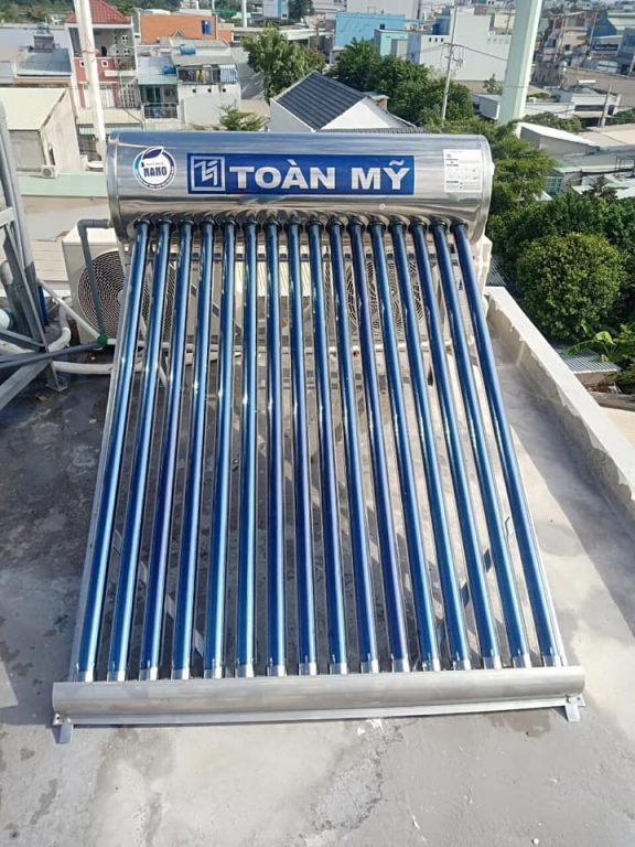Máy nước nóng năng lượng mặt trời tại Tây Ninh thương hiệu Toàn Mỹ