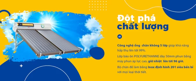 Điểm bán máy nước nóng năng lượng mặt trời Sơn Hà chính hãng - giá tốt
