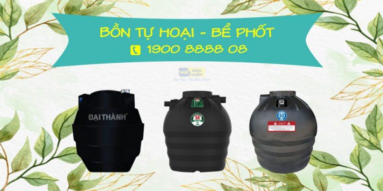 Đơn vị bán các loại bể phốt nhựa tại Hà Nội 