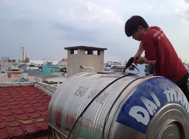 Những lưu ý khi vệ sinh téc nước tại Hà Nam